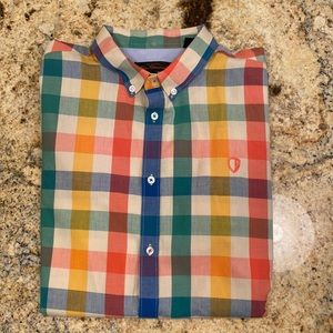 Ben Sherman Short Sleeve Button Down Shirt Large